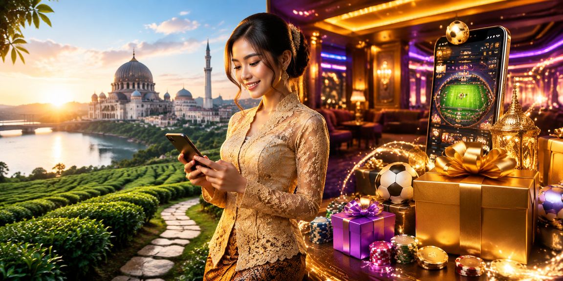 Pemain Putrajaya menggunakan telefon pintar untuk mengakses tip pertaruhan dan kasino di batik888